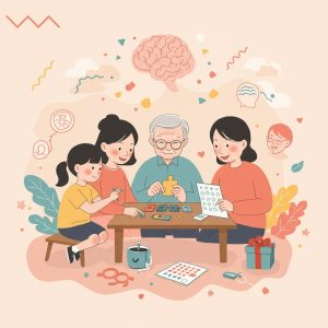家中失智症長輩的照護是長期抗戰，除了藥物，居家認知訓練更是延緩病情、提升生活品質的關鍵！想了解如何在家運用記憶遊戲、益智活動、懷舊療法等，幫助家人維持認知功能嗎？本文提供實用方法與注意事項，讓您輕鬆上手，用愛與耐心陪伴家人，打造溫馨支持的居家環境。