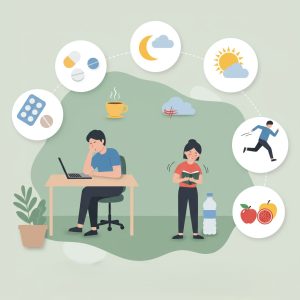 治療蕁麻疹卻換來整天昏沉？別讓過敏藥的嗜睡副作用拖垮你的工作與學習表現。本文專為上班族與學生設計，提供 7 個聰明提神技巧，讓你告別惱人睡意，重拾專注與活力。