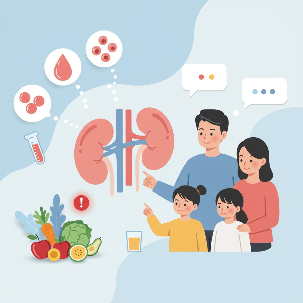 當家族中「腰子不好」的說法成為您心中的陰影，擔心自己是下一個？別再讓遺傳的恐懼與未知主宰您的生活。我們將引導您將擔憂化為具體行動，提供一份清晰的健康藍圖，教您如何將對家人的愛，轉化為守護彼此健康的最強力量。