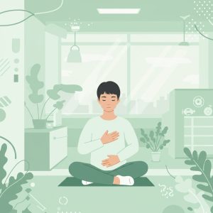 壓力大，蕁麻疹就癢個不停？感覺越焦慮，皮膚就越癢，陷入失控的惡性循環？本文將教您一套簡單有效的 **5 分鐘腹式呼吸法**，幫助您在壓力來襲時立即中斷發作，舒緩惱人搔癢，一步步重拾身體的平靜與掌控感。