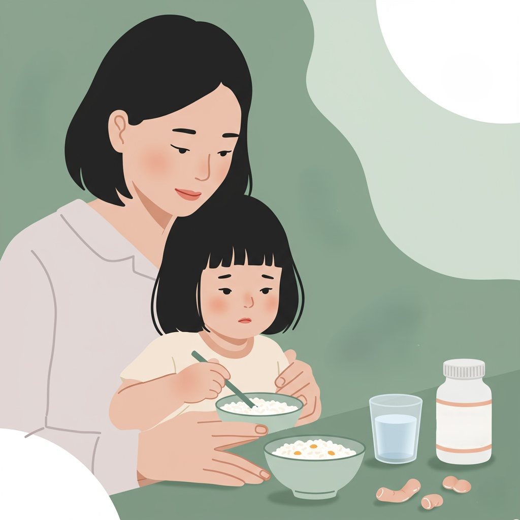 child-uti-antibiotic-diarrhea-management-image-img - MD cafe 醫識咖啡 孩子因泌尿道感染吃抗生素,引發的腹瀉副作用讓您手足無措嗎?別急著自行停藥!這可能是療程中的正常反應。本文將提供完整的飲食調整、水分補充與照護指南,並告訴您益生菌的最佳輔助時機,幫助孩子舒緩不適,陪伴他安心度過療程,順利康復。