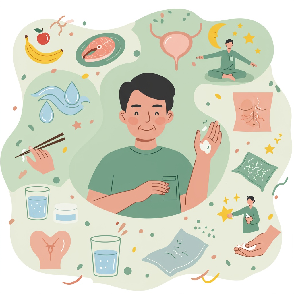 正在接受攝護腺癌放射治療？面對電療副作用，您不需獨自承擔。這份終極照護指南，將教您如何透過飲食調整、皮膚護理與居家技巧，有效緩解腸胃、泌尿道不適及疲勞感，讓您更舒適、安心地走完康復之路。