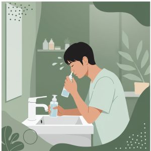 擔心洗鼻子會讓水跑進耳朵，引發或加重中耳炎嗎？別再讓這個迷思困擾您！本篇將提供詳細的圖解教學，帶您一步步掌握正確的洗鼻姿勢與技巧。只要做對了，鼻腔沖洗不僅能舒緩鼻塞，更是預防耳朵痛、改善中耳不適的好幫手，讓您安心享受暢通呼吸。