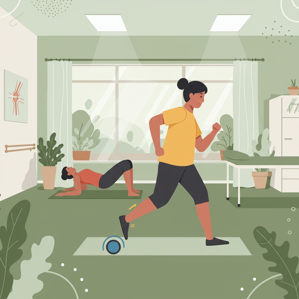 ra-exercise-joint-pain-slow-jogging-stretching-image-img - MD cafe 醫識咖啡 類風濕關節炎發作,關節痛讓您不敢動嗎?別陷入越不動越痛的惡性循環。本文將破除迷思,介紹專為病友設計的「超慢跑」與居家伸展運動,教您如何在不傷關節下安全強化肌力、舒緩疼痛,重新掌握生活品質。