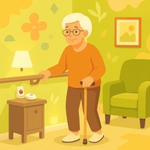 一個人住也能安心！專為骨質疏鬆症患者設計的居家防跌全攻略。我們將帶您一步步檢視家中風險，從環境佈置、夜間照明到緊急求助規劃，打造零死角的安全空間，讓您自信享受獨立生活。