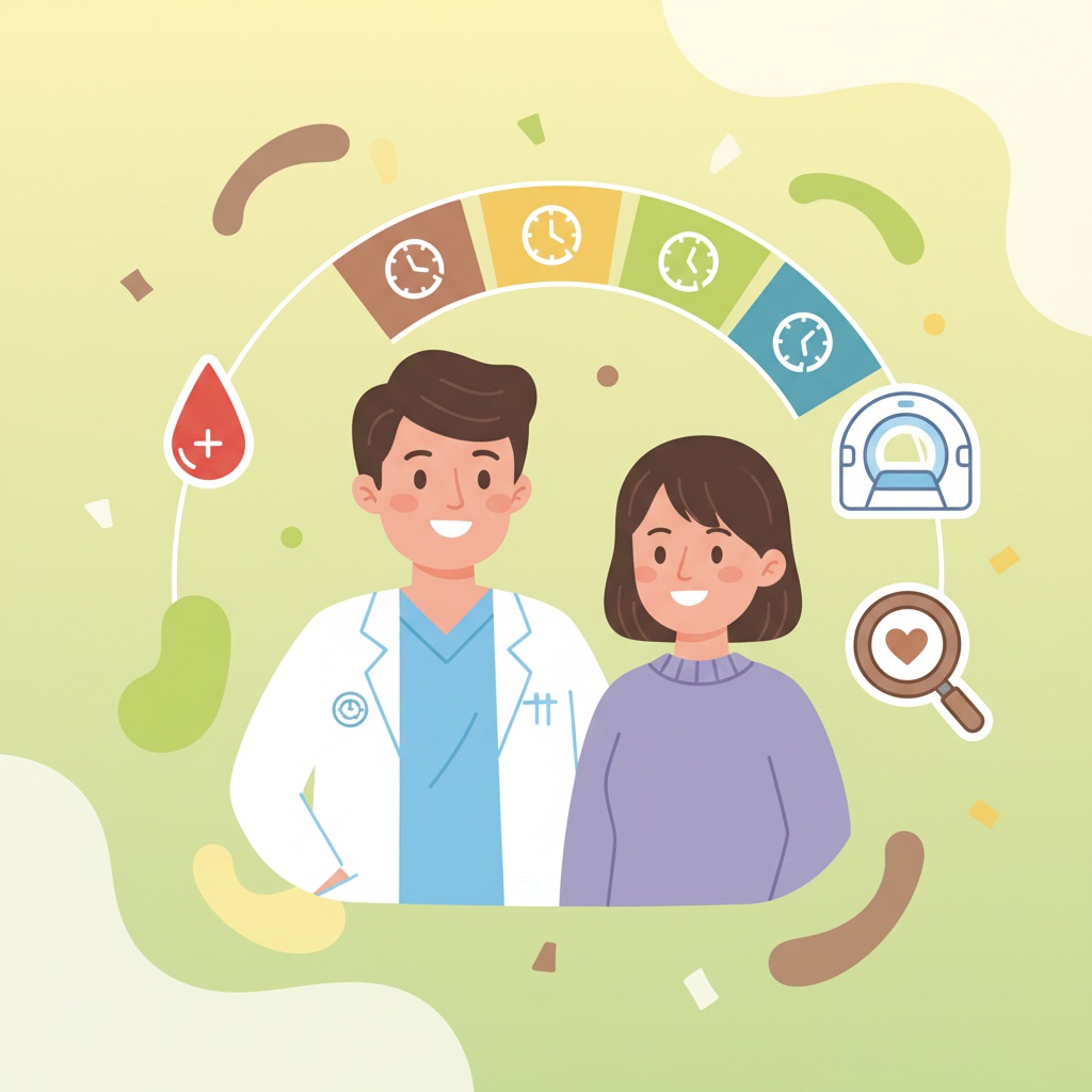 經歷大腸癌手術後，定期的回診檢查是康復關鍵。本指南為您釐清術後追蹤的各項重點，從監測數值波動的正確解讀，到影像與內視鏡檢查的最佳頻率建議，協助病友與家屬建立正確的追蹤觀念。掌握科學化的健康管理時程，能有效緩解復發焦慮，讓我們陪伴您在術後恢復之路上，走得更加安心且穩健。
