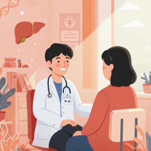 B型肝炎是台灣常見的肝臟疾病，初期症狀不明顯容易忽略！了解B型肝炎傳染途徑、警訊與症狀，如疲勞、黃疸等，及早發現及早就醫，定期篩檢追蹤，積極治療，避免肝硬化、肝癌等嚴重後果，守護肝臟健康！台灣健保提供完善篩檢與治療方案，別讓沉默的肝臟受損！