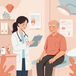 男性福音！排尿困難、頻尿困擾嗎？小心攝護腺問題！了解攝護腺腫大的五大警訊，包含小便變細、夜間頻尿等，及早檢查與治療，擺脫排尿不適，提升生活品質，重拾健康自信！關心您的泌尿健康，從了解開始。