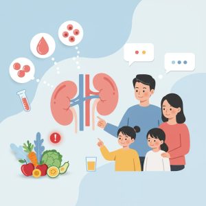當家族中「腰子不好」的說法成為您心中的陰影，擔心自己是下一個？別再讓遺傳的恐懼與未知主宰您的生活。我們將引導您將擔憂化為具體行動，提供一份清晰的健康藍圖，教您如何將對家人的愛，轉化為守護彼此健康的最強力量。
